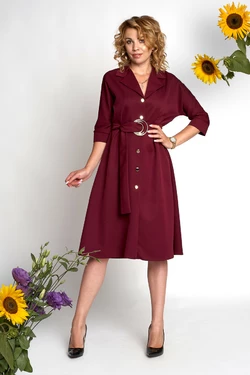 Платье Айрин 0366_1 бордовое Платье Айрин 0366_1 бордовое