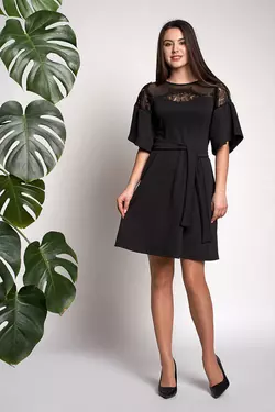 Платье Афина Лайт 0310_3 Чёрное Платье Афина Лайт 0310_3 Чёрное