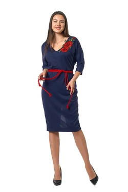 Платье Лилея 0246_3 Тёмно-синее Платье Лилея 0246_3 Тёмно-синее