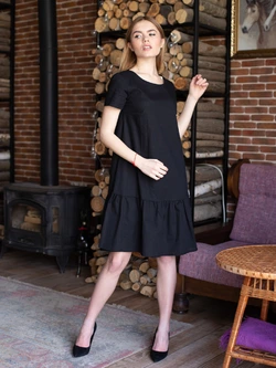 Платье Бриана 0255_6 черное Платье Бриана 0255_6 черное