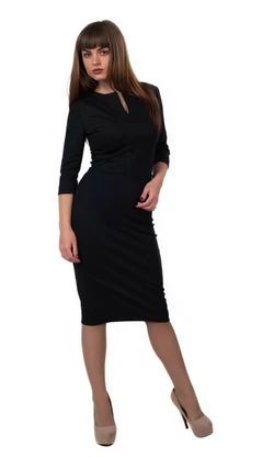 Платье Мексика 0100__1 Чёрное Платье Мексика 0100__1 Чёрное