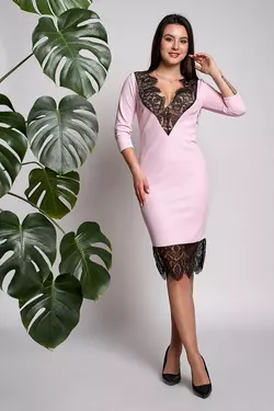 Платье Флорет 0317_4 Розовое Платье Флорет 0317_4 Розовое