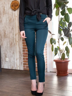 Брюки Блери 0472_4 тёмно-зелёный Брюки Блери 0472_4 тёмно-зелёный