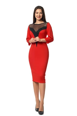 Платье Даниела 0257_2 Красное Платье Даниела 0257_2 Красное