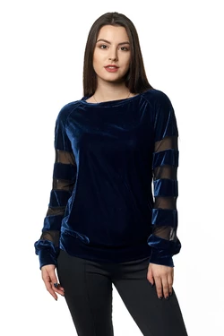 Кофта Жасмина 0304_4 Тёмно-синяя Кофта Жасмина 0304_4 Тёмно-синяя