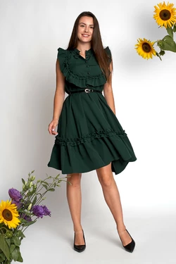 Платье Влада 0352_2 тёмно-зелёное Платье Влада 0352_2 тёмно-зелёное