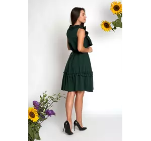 Платье Влада 0352_2 тёмно-зелёное Платье Влада 0352_2 тёмно-зелёное