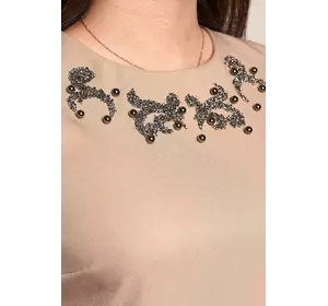 Платье Мирела 0315_4 Бежевое Платье Мирела 0315_4 Бежевое